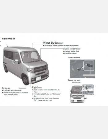 honda n-van 2022 2023& 2024 owners manual in english